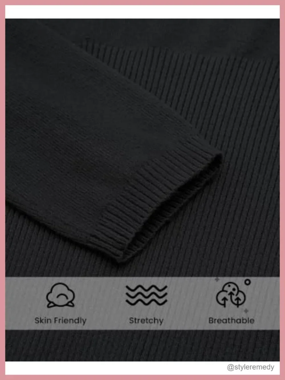 Lightweight Ribbed Knit Long Sleeve Pullover Sweater Women's Crew Neck Top